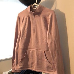 Old Navy active fleece mockneck half zip pullover